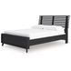 Danziar Black Full Slat Panel Bed