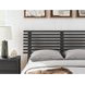 Danziar Black Full Slat Panel Bed