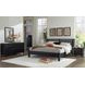Danziar Black 6 Drawer Dresser and Rectangular Mirror