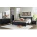 Danziar Black 6 Drawer Dresser and Rectangular Mirror