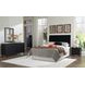 Danziar Black 6 Drawer Dresser and Rectangular Mirror