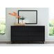 Danziar Black 6 Drawer Dresser and Rectangular Mirror