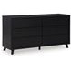 Danziar Black Youth Panel Bedroom Set