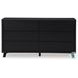 Danziar Black Youth Slat Panel Bedroom Set