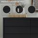 Danziar Black Dresser