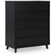 Danziar Black Youth Slat Panel Bedroom Set