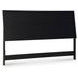 Danziar Matte Black King Panel Headboard