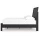 Danziar Black Full Panel Bed