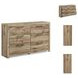 Hyanna Tan Six Drawer Dresser