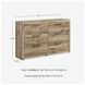 Hyanna Tan Six Drawer Dresser