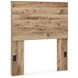 Hyanna Golden Rustic Twin Panel Headboard