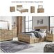 Hyanna Tan Two Drawer Nightstand