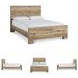 Hyanna Tan King Panel Bed