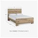 Hyanna Tan King Panel Bed