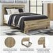 Hyanna Tan King Panel Bed