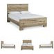 Hyanna Tan Brown Full Panel Bed