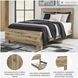 Hyanna Tan Queen Panel Bed