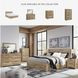 Hyanna Tan Queen Double Storage Platform Bed