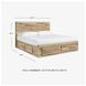Hyanna Tan Queen Double Storage Platform Bed