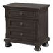 B01061 Gray 4 Drawer Nightstand with USB Charging