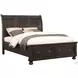 Soriah Distressed Gray Queen Sleigh Storage Bed