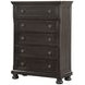 B01061 Gray 5 Drawer Chest