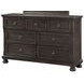 B01061 Gray 7 Drawer Dresser