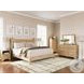Galletyn Warm Brown King Panel Bed