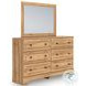Galletyn Warm Brown Dresser with Mirror