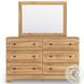 Galletyn Warm Brown Dresser with Mirror