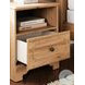Galletyn Warm Brown 1 Drawer Nightstand with USB Charging
