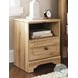 Galletyn Warm Brown 1 Drawer Nightstand with USB Charging