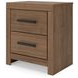 Ryderton Auburn 2 Drawer Nightstand
