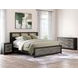 Ryderton Black and Gray King Panel Bookcase Bed