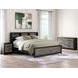 Ryderton Black and Gray King Panel Bookcase Bed
