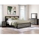 Ryderton Black and Gray King Panel Bookcase Bed
