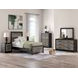 Ryderton Black and Gray 6 Drawer Dresser with Rectangular Mirror