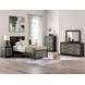 Ryderton Black and Gray Twin Panel Bookcase Bed