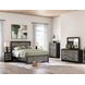 Ryderton Black and Gray Queen Panel Bed