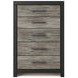 Ryderton Bookcase Storage Panel Bedroom Set