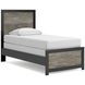 Ryderton Black and Gray Twin Panel Bed