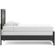 Ryderton Black and Gray Twin Panel Bed