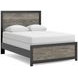 Ryderton Black and Gray Full Panel Bed
