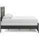 Ryderton Black and Gray Full Panel Bed