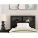 Ryderton Black and Gray Twin Panel Bookcase Bed
