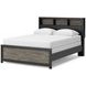 Ryderton Black and Gray Queen Panel Bookcase Bed