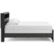 Ryderton Black and Gray King Panel Bookcase Bed