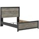 Ryderton Black and Gray Queen Panel Bed