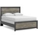 Ryderton Black and Gray Queen Panel Bed