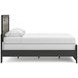Ryderton Black and Gray Queen Panel Bed